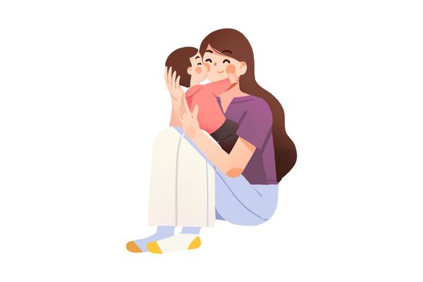 寶寶起名丨甜到爆炸氛圍感滿滿的寶寶名字-寶媽抱著男寶寶圖片