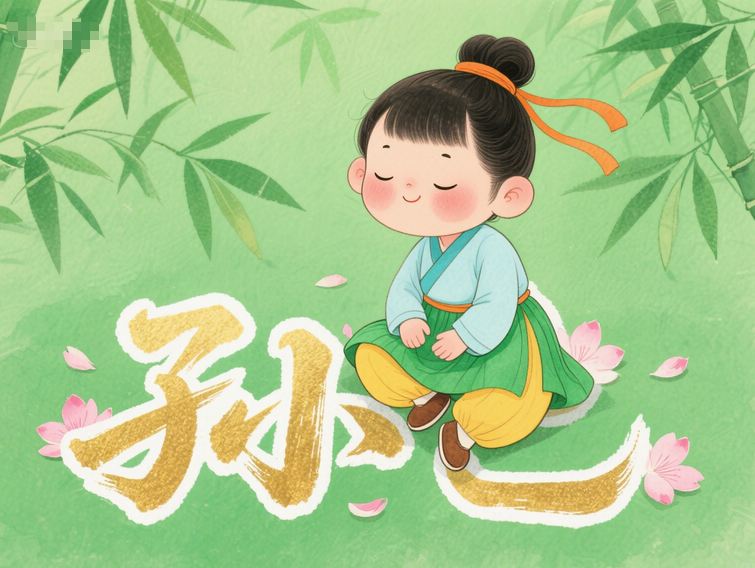 孫姓朗朗上口的名字,百聽不厭，辨識度高